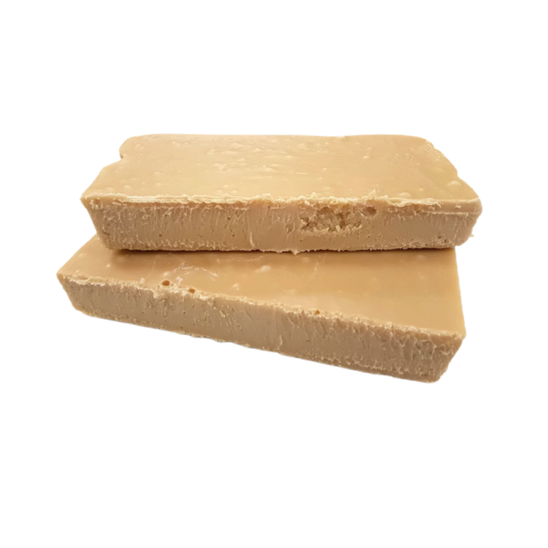 Butter Beer slab, light brown fudge, butterscotch flavoured fudge, cream soda flavoured fudge, Harry Potter fudge, premium fudge, best fudge in Canada, made in Alberta, Edmonton fudge, Phil's Fudge Factory