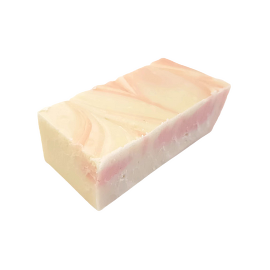 Cherry Cheesecake right, swirled pink and cream fudge, swirled cream cheese and cherry fudge, real cream cheese, creamy fudge, premium fudge, best fudge in Canada, made in Alberta, Edmonton fudge, Phil's Fudge Factory