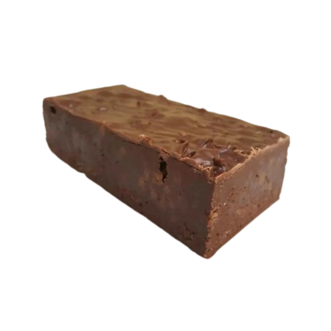 Chocolate Skor left, chocolate fudge, Skor fudge, toffee fudge, genuine Skor bits, crunchy fudge, creamy fudge, chocolate bar fudge, hand made fudge, premium fudge, best fudge in Canada, made in Alberta, Edmonton fudge, Phil’s Fudge Factory