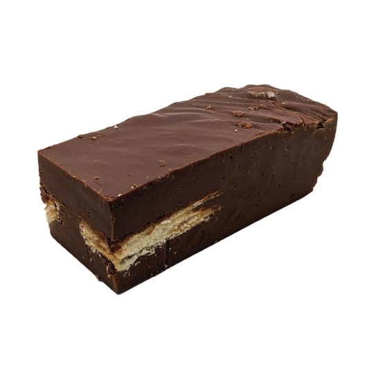 Coffee Crisp right, chocolate fudge, cookie fudge, coffee flavoured fudge, layered fudge, candy fudge, creamy fudge, chocolate bar fudge, hand made fudge, premium fudge, best fudge in Canada, made in Alberta, Edmonton fudge, Phil’s Fudge Factory